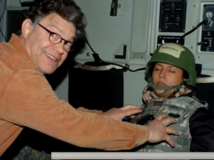 In 2017, former comedian Al Franken resigned from the senate after a photo emerged of him pretending to grope comedian Leeann Tweeden