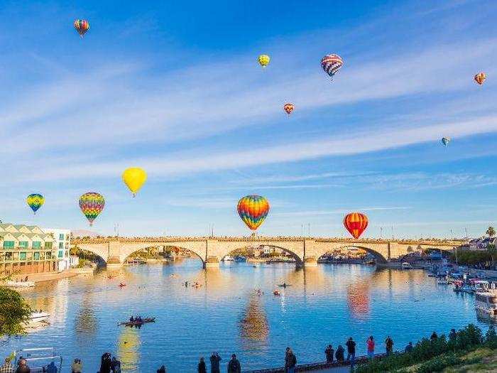 15. Lake Havasu City, Arizona