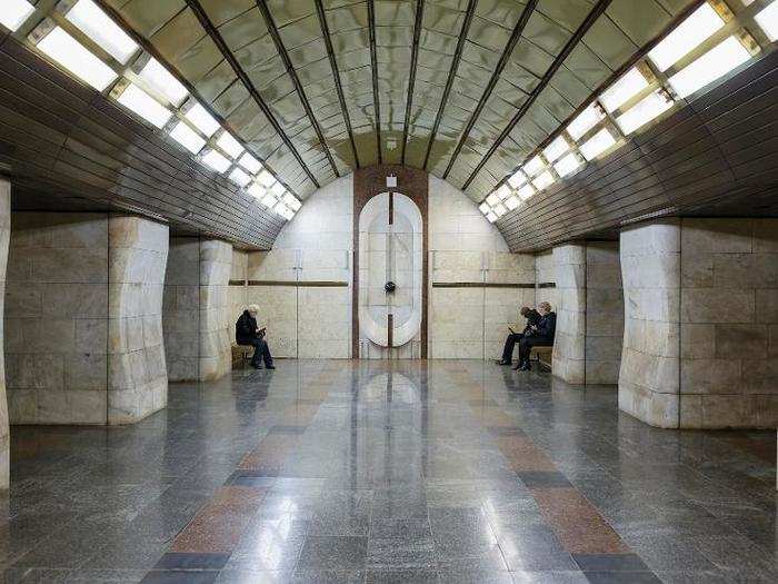 Soviet-era subway systems are known for being beautifully designed, and Kiev