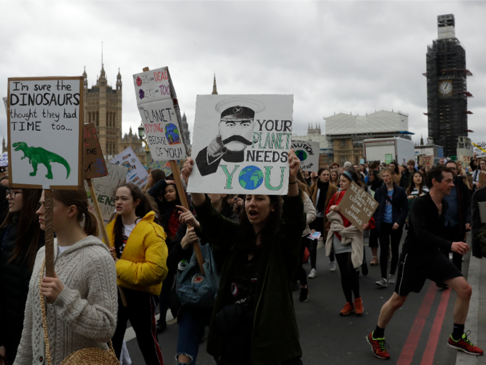 Three months later, on March 15, 2019, Thunberg led more than 1 million students around the world to walk out of their Friday classes to protest inaction on climate change.