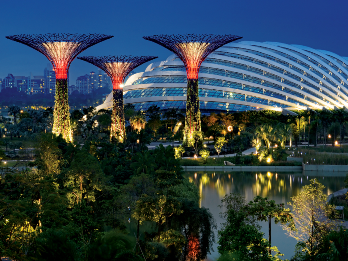 Neom used a photo of Singapore