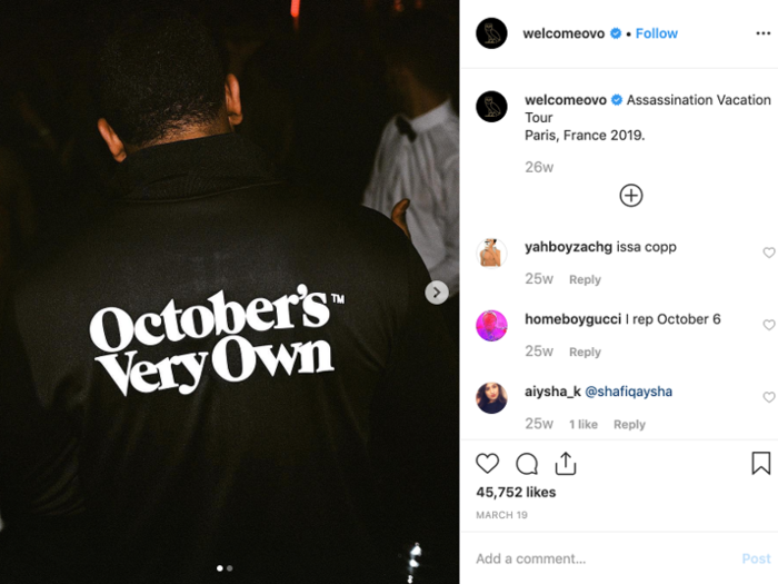 OVO stands for October