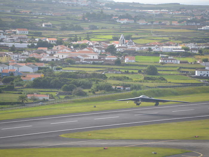 The B-2s have continued to train around Europe in September, including a trip to the Azores where the bombers conducted hot-pit refueling, in which ground crew refuels an aircraft while its engines are running, allowing it to get back into the air as quickly as possible.