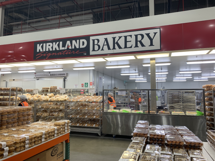 The smell of fresh bread and desserts then drew me to the bakery section. Just like at Costco bakeries in the US, each item was baked fresh that morning, and there was even a sign-up sheet to have a cake made for any occasion.