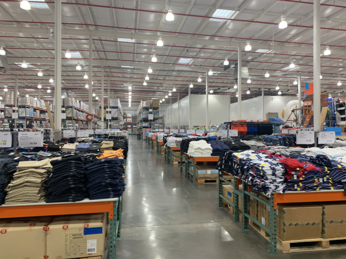 I was dumbfounded by the amount of clothing that was sold in this version of Costco. In the US, clothing is usually limited to one small section of the store, but I found it everywhere here. I noticed that among the piles of fabric were a variety of options for children