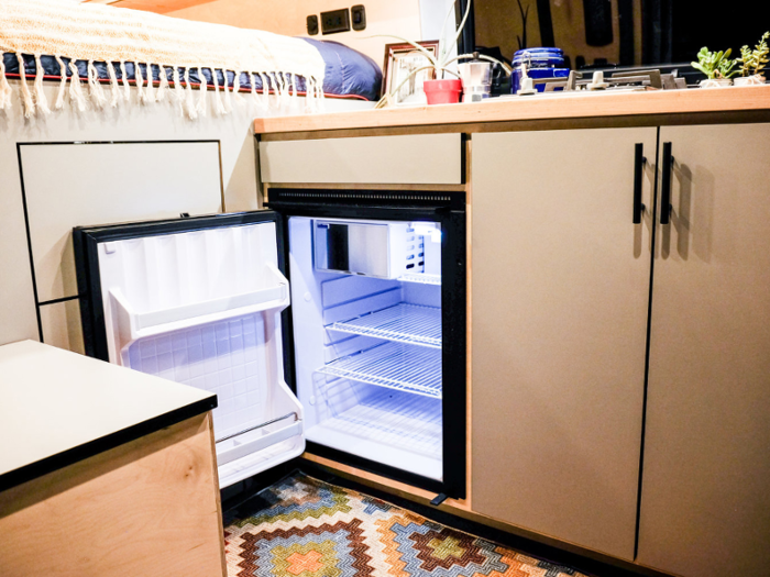 All of the cabinets were designed and cut in-house.