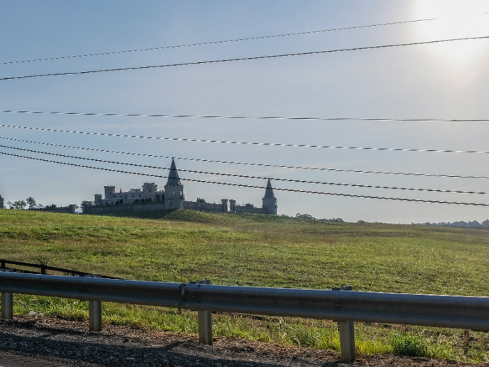 For one of my nights in Lexington, I stayed at the Kentucky Castle, a literal castle on a hill on the outskirts of town that has a tumultuous past.