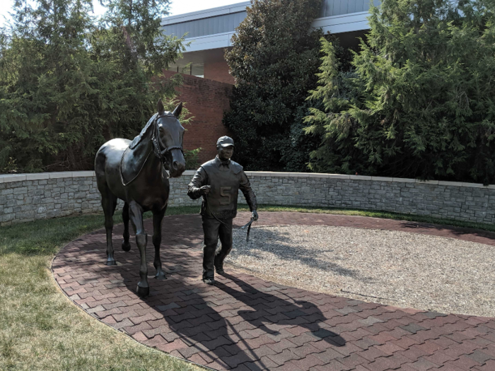 Lexington is known as the "horse capital of the world" — and even at the airport, the city proudly displays its love of horses.