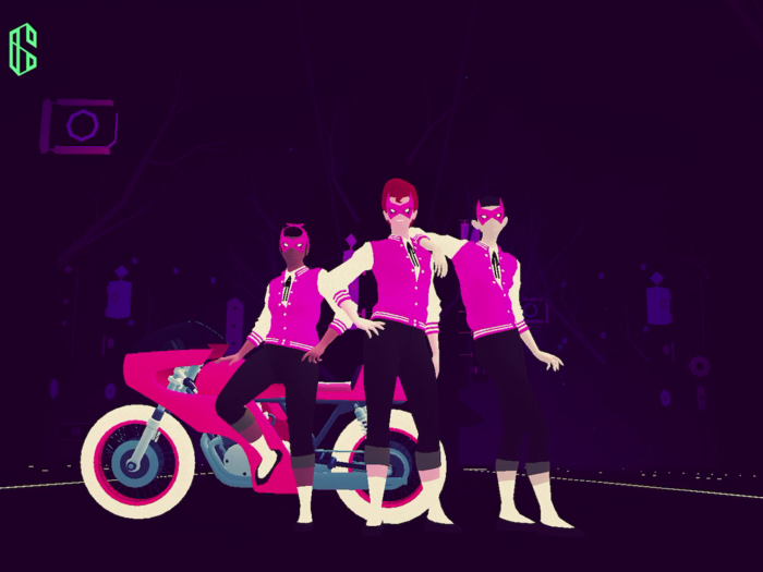 "Sayonara Wild Hearts" is a wild rhythm game that was described as an interactive music video during Apple