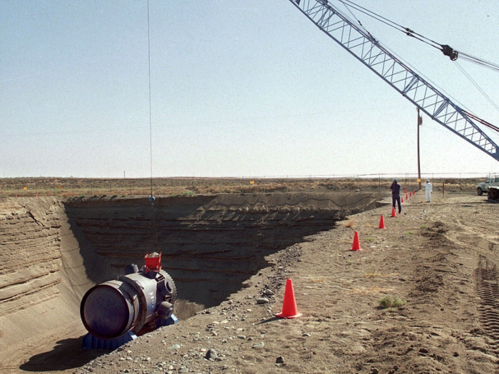 Hanford had different processes for different wastes — slightly contaminated liquids went into ponds, solid waste was buried, and some gases were released into the air.