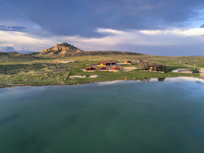 Known as Monster Lake Ranch, the property is said to span more than 1,400 acres.