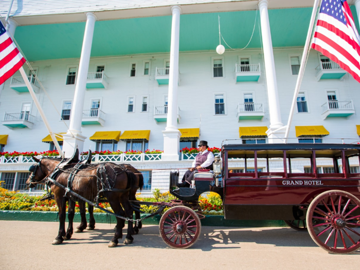 According to the Detroit Free Press, when Gerald Ford visited the island in 1975, he used a horse-drawn carriage to get around.