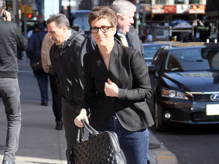 At "The Rachel Maddow Show," her workday typically begins at 12.30 p.m.