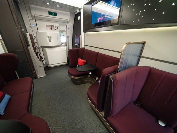 The Loft, which sits between the Upper and Premium cabins, is only available for Upper Class passengers to use, though.