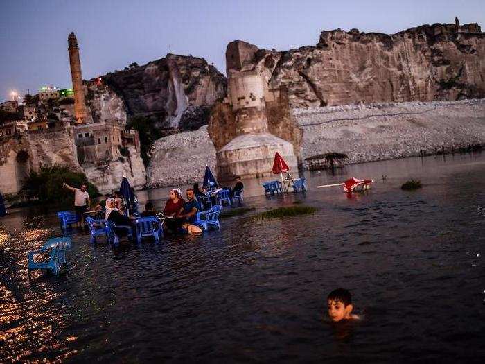 Once the reservoir is full of water, it could flood more than 374,000 acres of land.