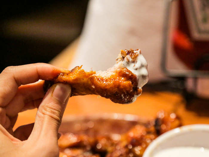 It was also good with ranch, but not better than without — the true marker of a good wing.