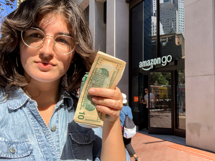 We left the store about ten minutes after walking in. Both store associates were helpful, but it was obvious that Amazon Go was not built to be like a conventional store with a cashier on-site. Its new cash payment option, while beneficial to cash-paying customers, took too long.