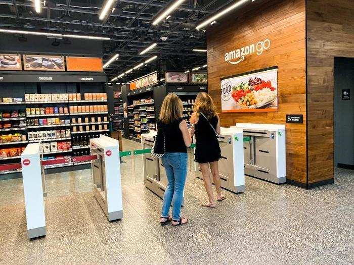 You can still shop cashless at the store with the Amazon Go app, but now you can pay in cash also if you