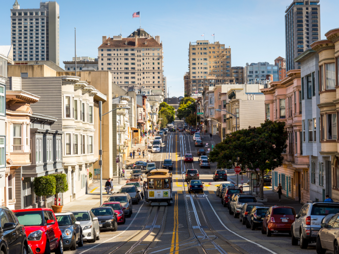 5. San Francisco and the Bay Area in the US has 26 total spaces.