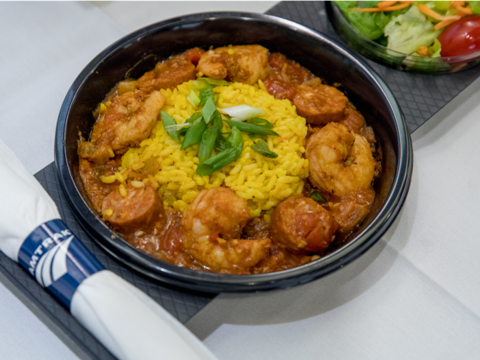 In 2019, Amtrak introduced "Flexible Dining" for its east coast sleeper routes which includes a dinner of creole shrimp and andouille sausage...