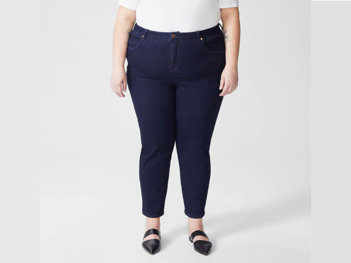 The best plus-size high-waisted jeans