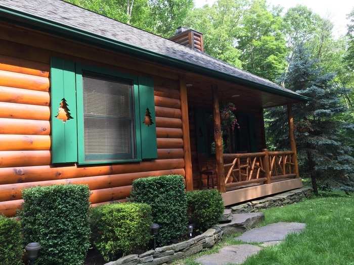 Log cabin in Shandaken, $199