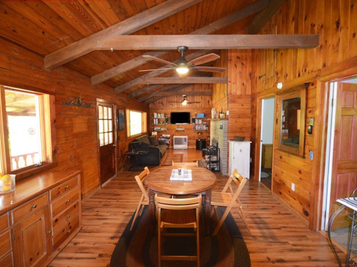 Log cabin in Arkville, $126