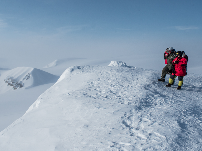 "It is movable and sustainable, but still a little extreme. Depending on weather conditions, we move the heated glass igloos to the [safest] places around the arctic glacier," Honkanen said.