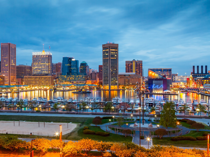 10. Baltimore, Maryland