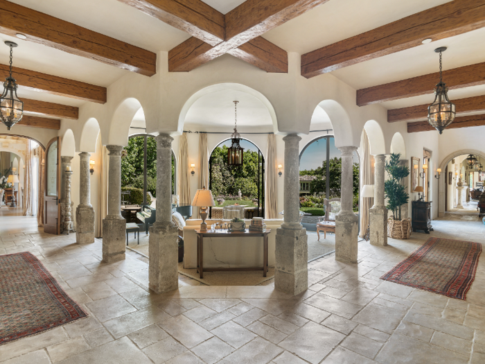 According to Coldwell Banker Global Luxury, the stone floors were imported from Jerusalem ...