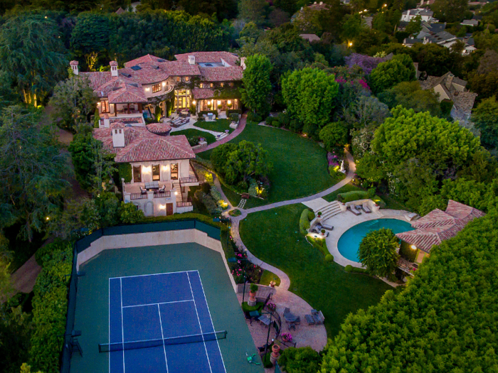 Leonard and his wife, Bernadette, built a sprawling estate in the Riviera community in  Pacific Palisades 22 years ago.