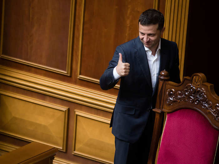 As one of his first big actions as president, Zelensky in May dissolved Ukraine