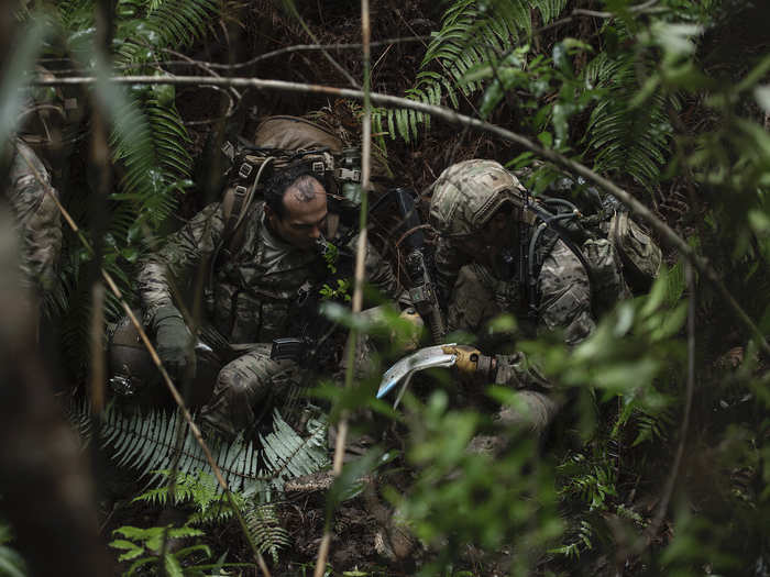 The Special Forces detachment is optimizing the joint training opportunities present on Okinawa, Japan. Working with adjacent military units from the Air Force, Marine Corps, and Army allows the detachment to enhance its advisory capacity and maintain readiness before deploying to a foreign country.