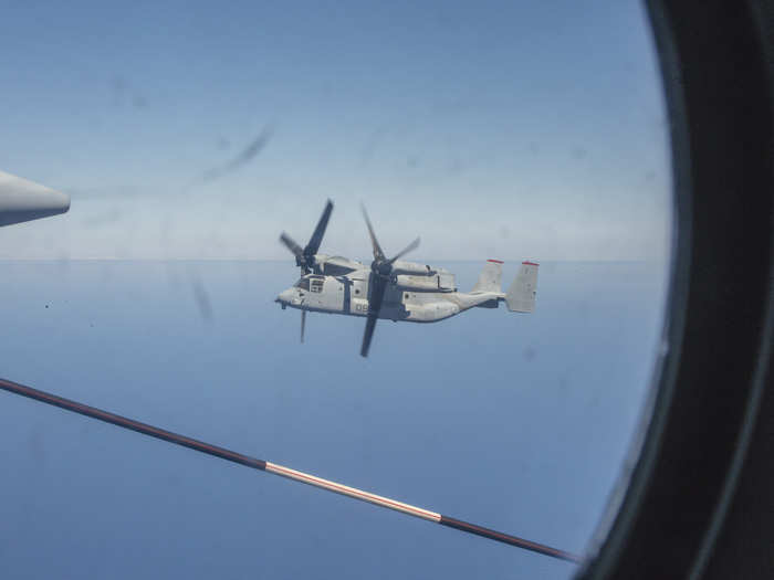 "We are responsible for managing the fuel state of all aircraft in their flight during tactical ferries of assets from location to another with minimal or no viable diverts," said US Marine Capt. Anthony Walters, the KC-130J strategic area refueling commander for the trans-Pacific mission.