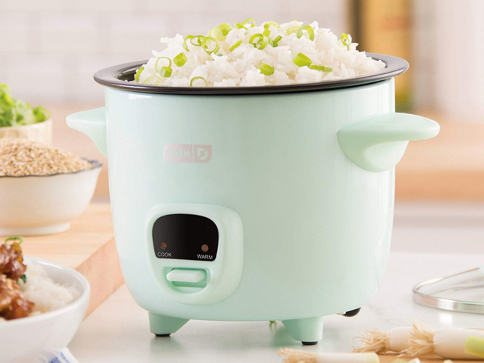 A mini rice cooker