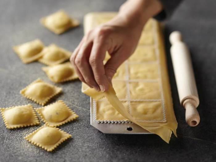 A ravioli mold