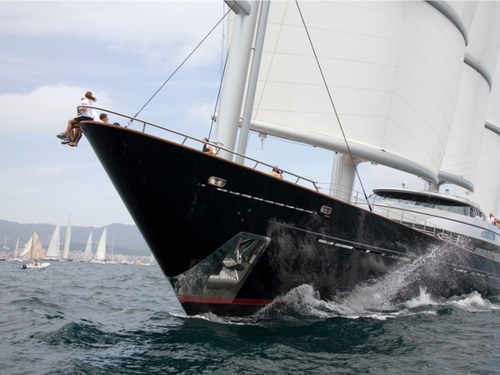 And the Maltese Falcon can be rented for $400,000 a week.