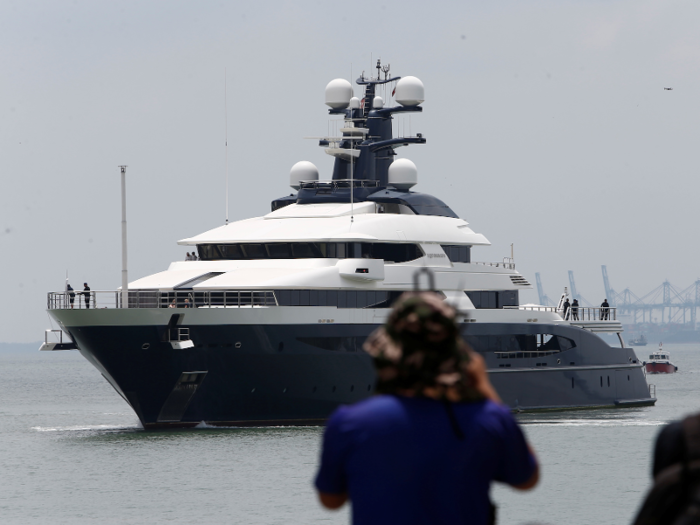 The yacht used to belong to Malaysian banker Low Taek Jho, who the US government believed to be behind the scheme to swindle $4.5 billion from the 1MDB fund.