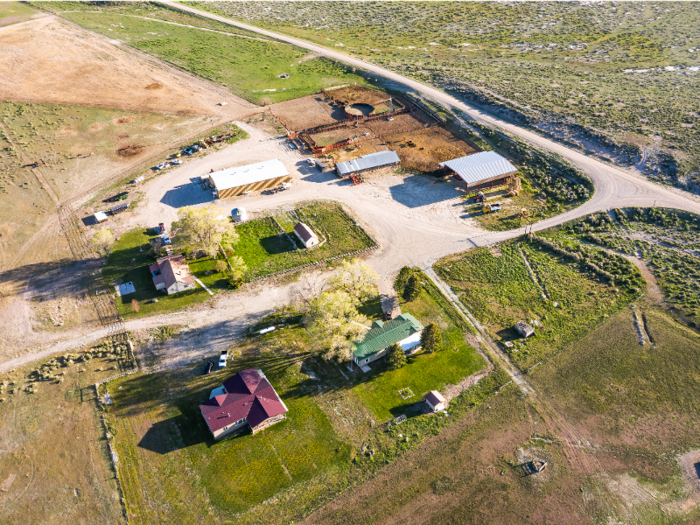 The adjoining Grouse Creek property — added by the current owner, chocolatier Jeanette Brooks, and her husband — has six homes total, including the ranch manager