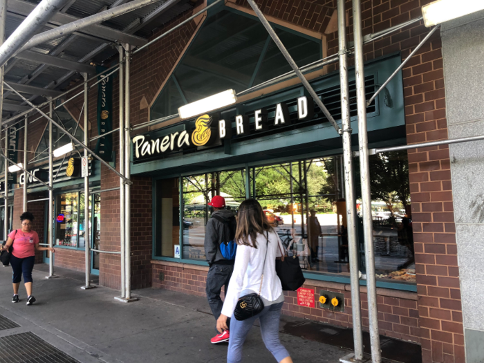 If you can stand a bit of background noise, I would recommend going to Panera. The tables are good for spreading out your work, or for working on a group project.