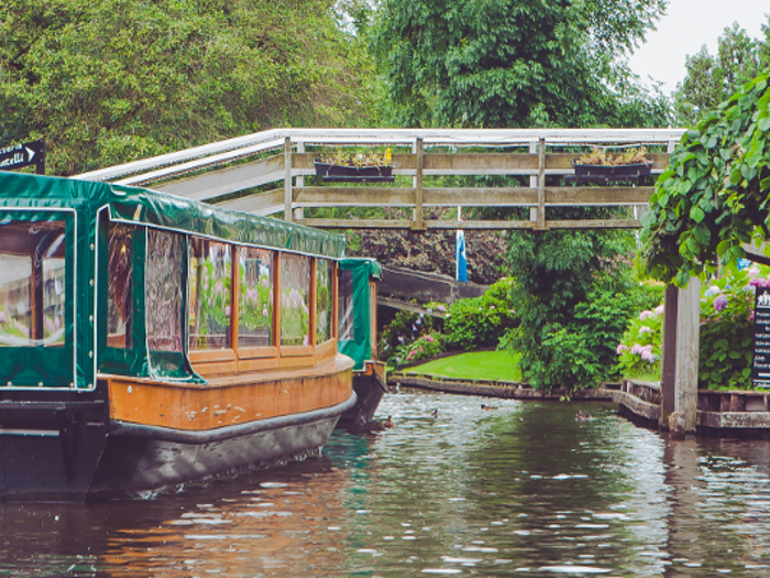 The car road-free restriction means that tourists and its roughly 2,600 residents get around by bicycle, foot, or boat, according to National Geographic and World Atlas.