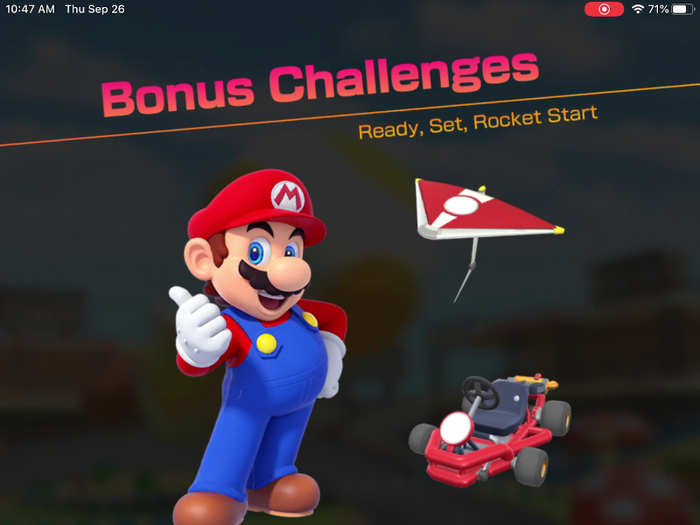 The Bonus Challenges at the end of each cup require you to use a specific driver to complete the challenge during a single lap.