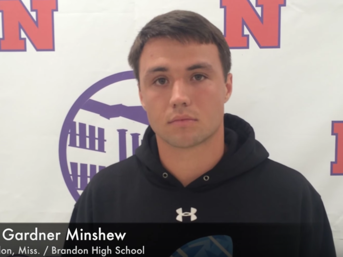 Minshew began his college career as a walk-on at Troy University but transferred after one year to Northwest Mississippi Community College.