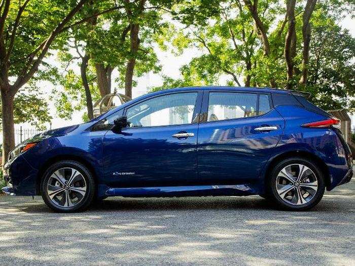 The 2019 Leaf, like the second-generation 2018 car, is much sleeker than the original. However, we