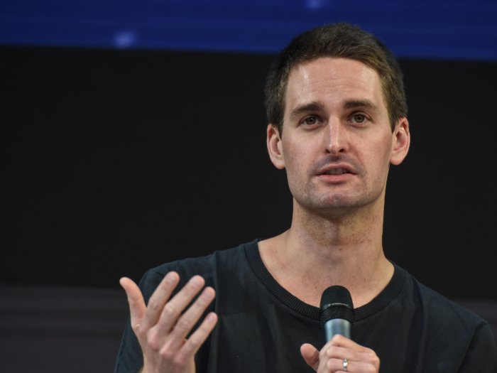 Snapchat cofounder and CEO Evan Spiegel and former Victoria