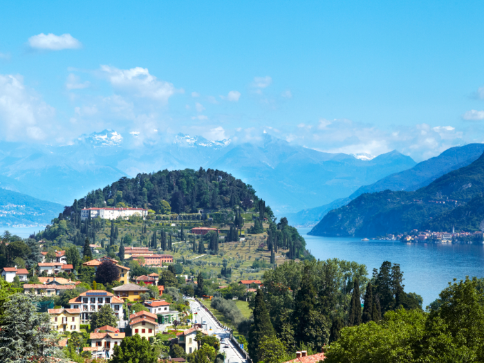 The couple also spends summers in Lake Como.