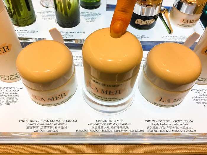 The largest size of the famous/infamous La Mer face cream was equivalent to the take-home salary of many American workers.