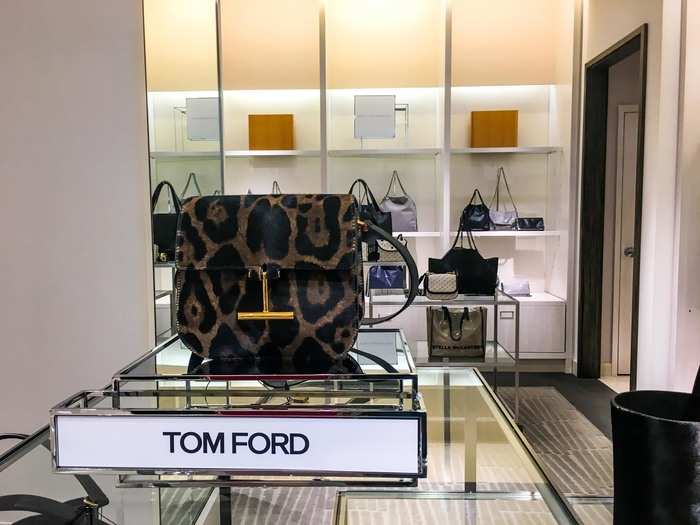 Filmmaker/fashion designer/superman of the future Tom Ford had his own nook, but I dared not approach.