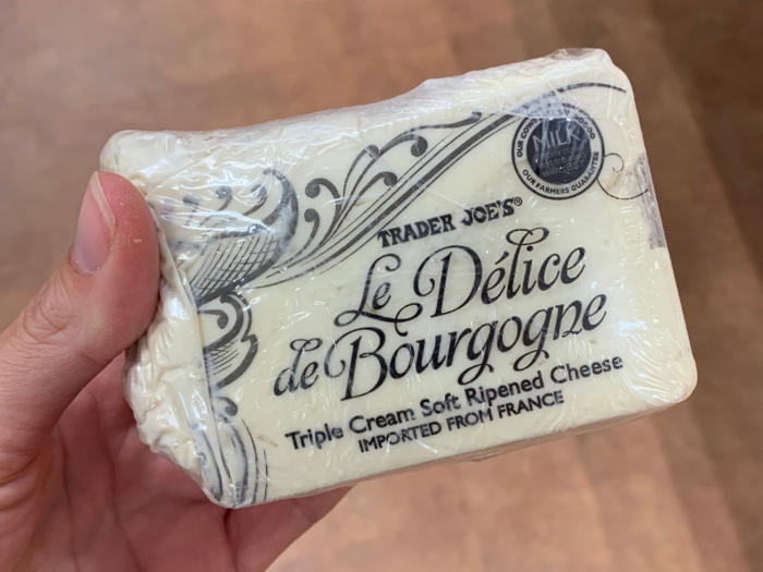 The Triple Crème Délice de Bourgogne is velvety smooth.