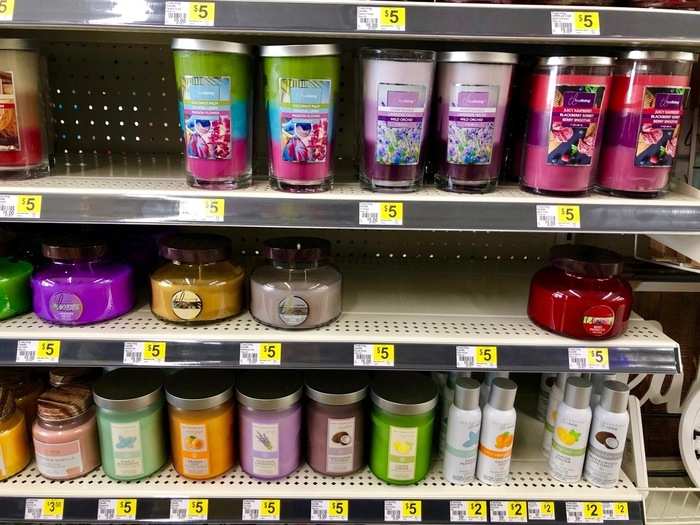 ... to scented candles.